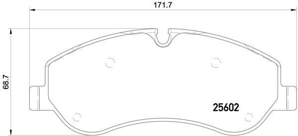 

Тормозные колодки brembo передние P24152