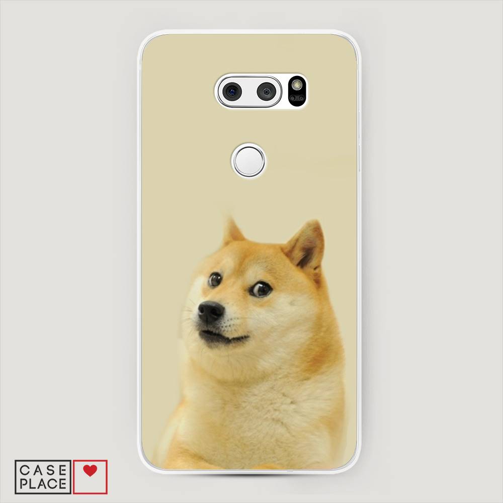 

Чехол Awog на LG V35 ThinQ "Собака подозревака", Коричневый;желтый;бежевый, 83650-9