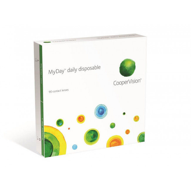 

Контактные линзы MyDay Daily Disposable 90 линз R 8,4 +3,25