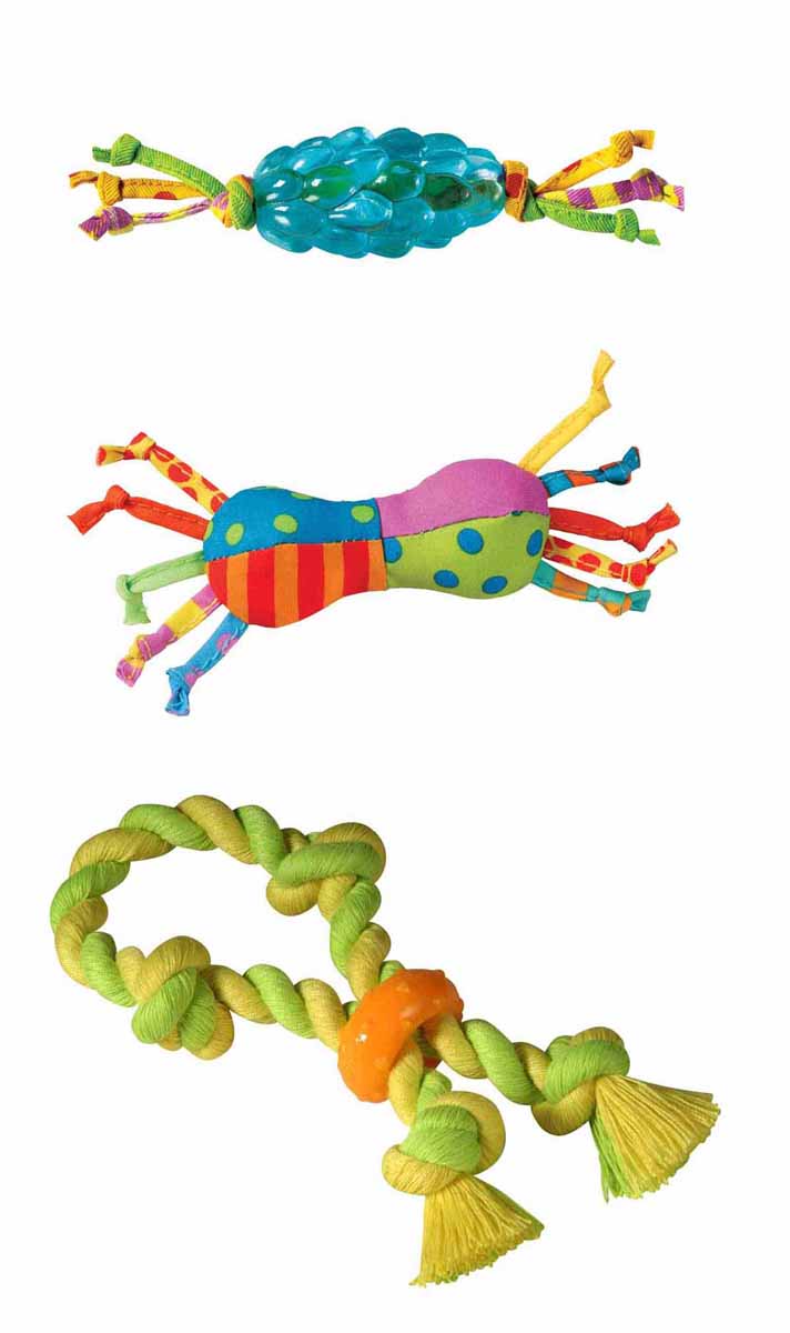 

Игрушка для собак PETSTAGES Mini, для мелких пород, набор из 3, каучук, Mini