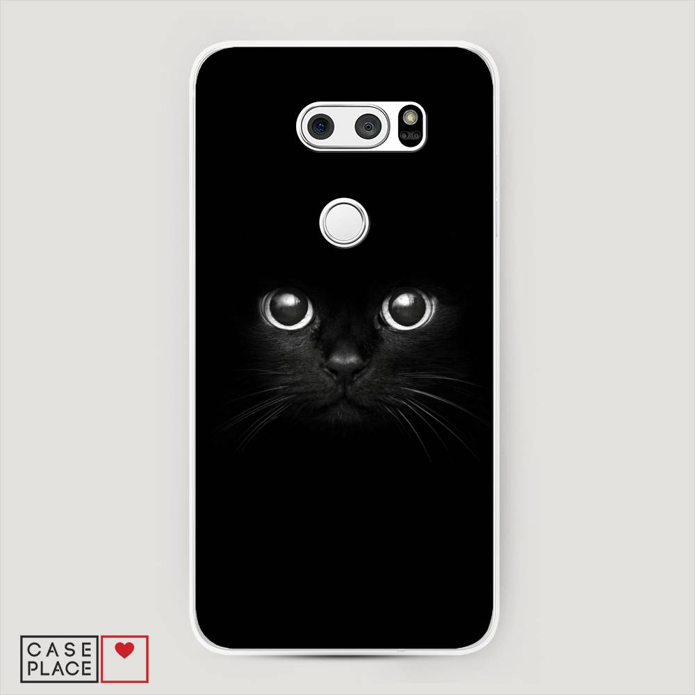 

Чехол Awog на LG V35 ThinQ "Взгляд черной кошки", Черный, 83650-1