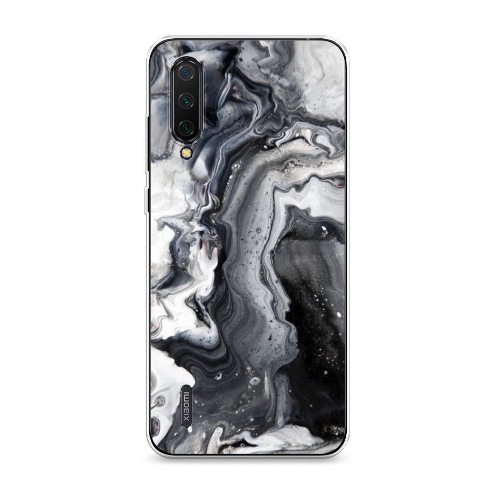 

Чехол Awog на Xiaomi Mi 9 Lite/Mi A3 Lite/Mi CC9 "Бело-черные сложные полосы", Разноцветный, 36750-3
