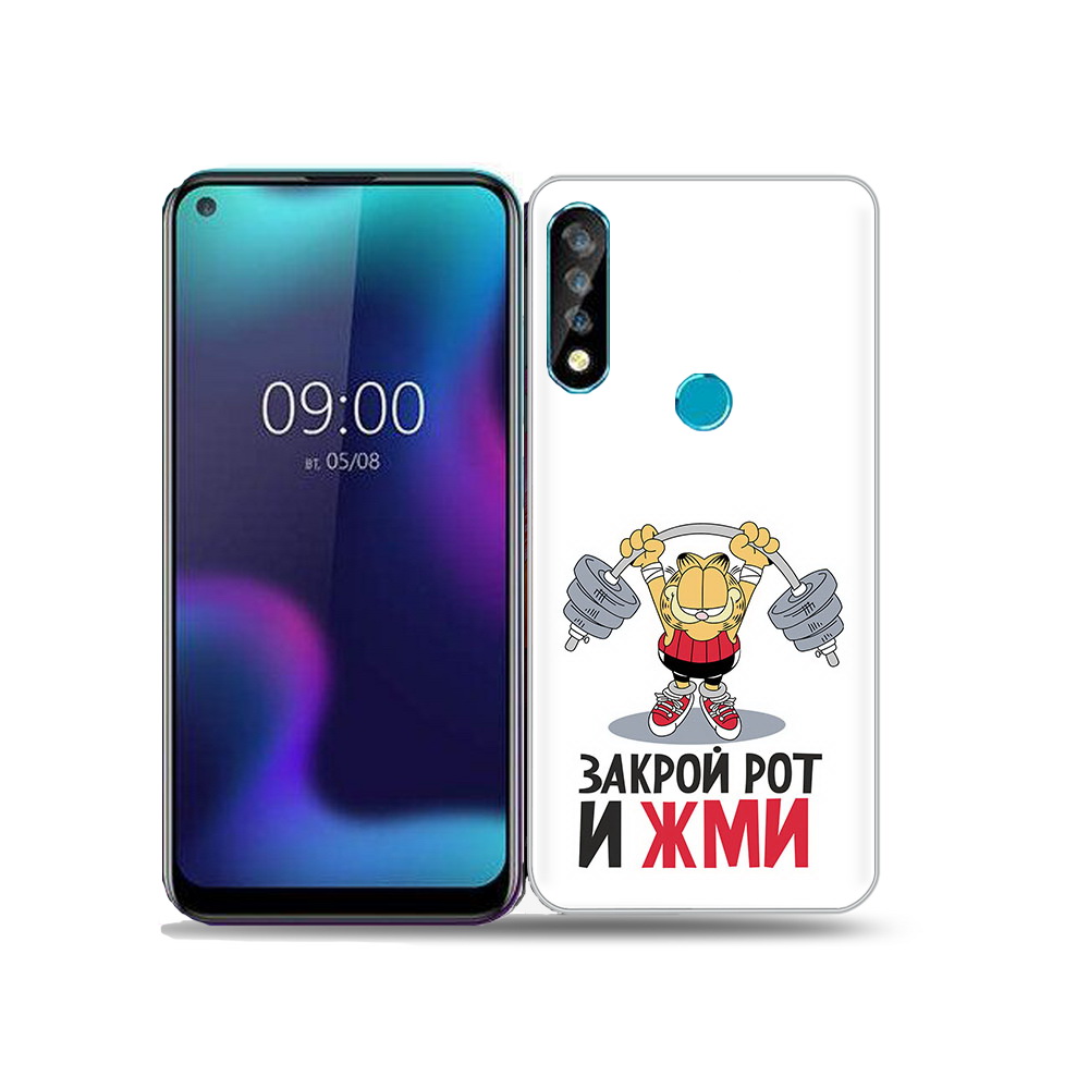 

Чехол MyPads Tocco для BQ 6424L Закрой рот и жми, Прозрачный, Tocco