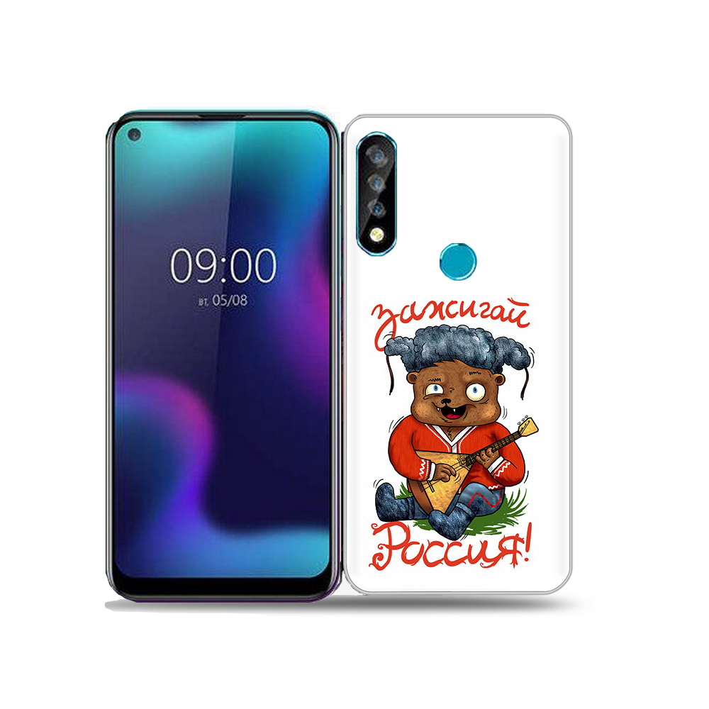 

Чехол MyPads Tocco для BQ 6424L Зажигай Россия, Прозрачный, Tocco