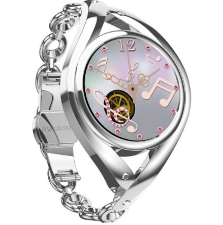 фото Kingwear часы lemfo lem1995 с пульсоксиметром, серебристые