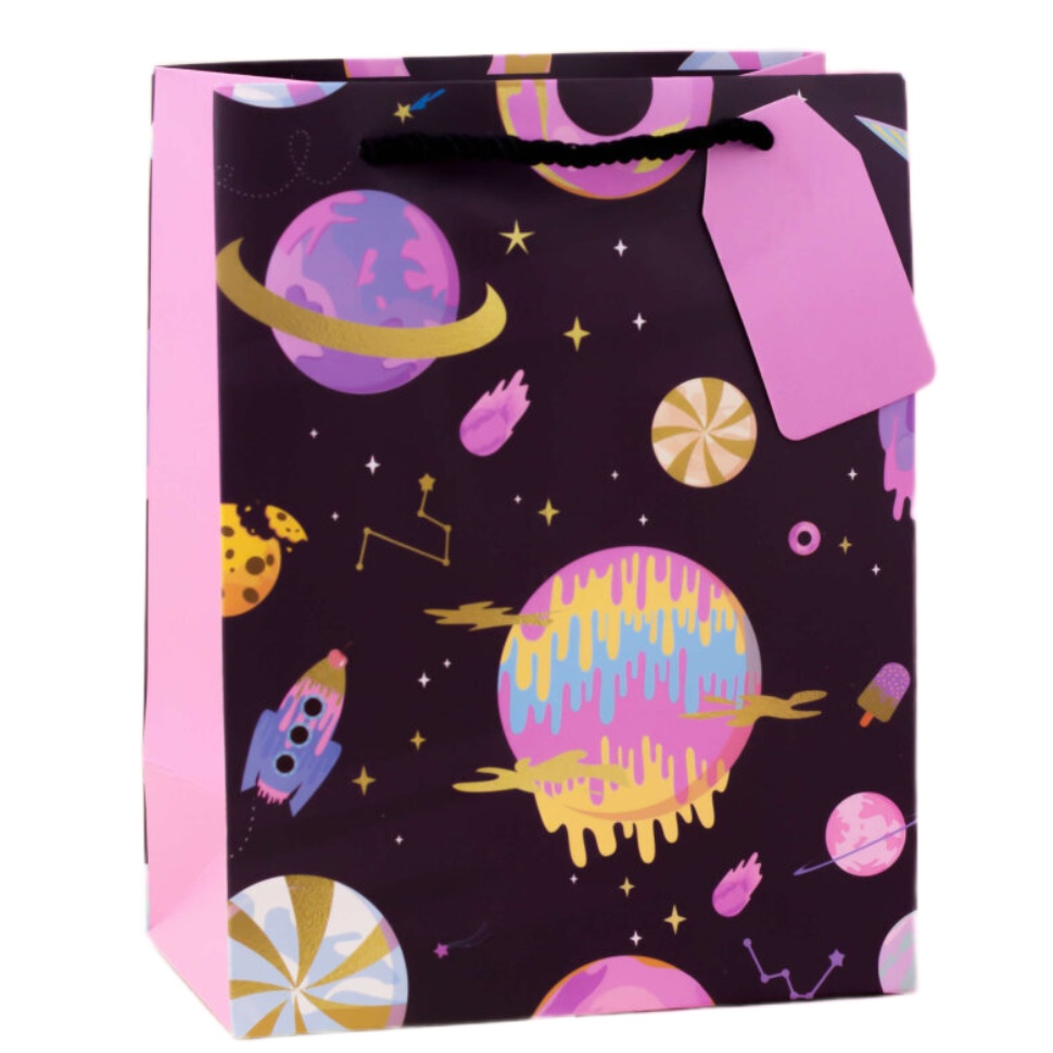 

Подарочный пакет S Sweet space Planets rockets KR-2972S-03, Синий, Sweet space
