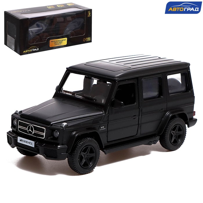 Машина металлическая MERCEDES-BENZ G63 AMG, 1:32, открываются двери, инерция, цвет матовый