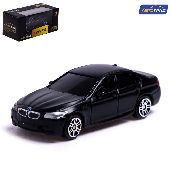 

Машина металлическая BMW M5, 1:64, цвет черный матовый