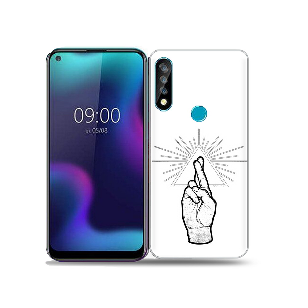 

Чехол MyPads Tocco для BQ 6424L черно белая рука, Прозрачный, Tocco