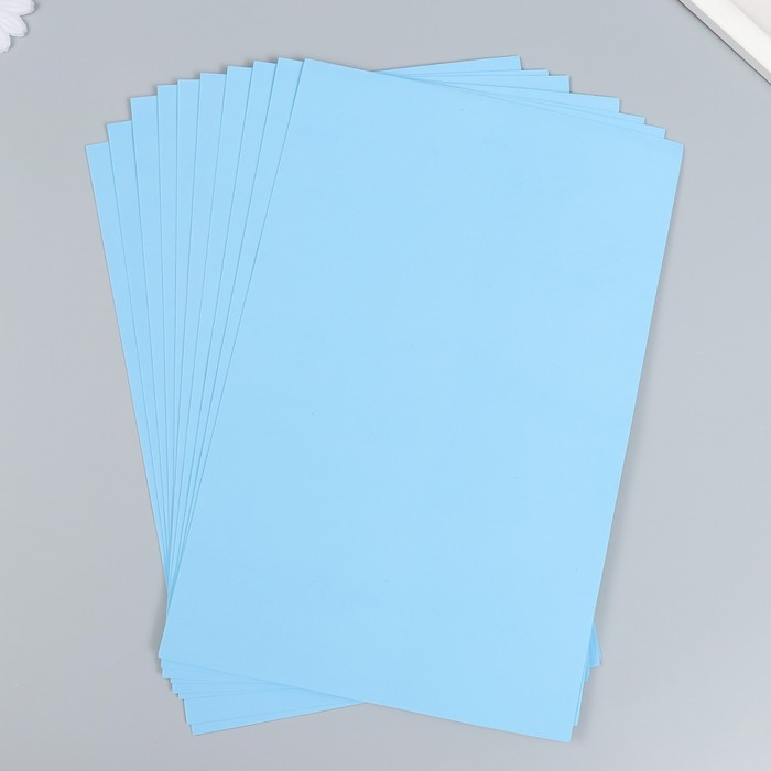 Фоамиран АЙРИС, 20*30 см, 1 мм (st-0706 светло-голубой), 10 шт (упак)