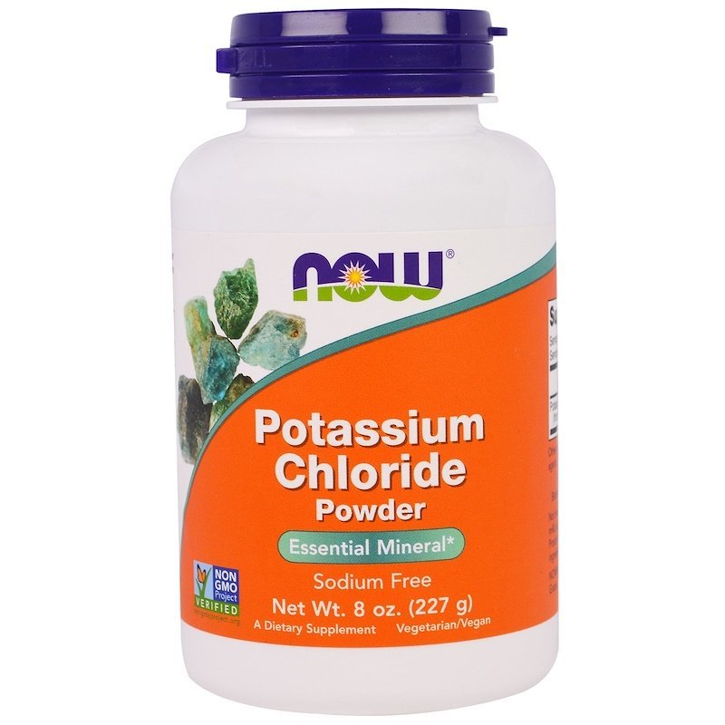 

NOW POTASSIUM CHLORIDE PWD (8 OZ) 227g, POTASSIUM CHLORIDE PWD (8 OZ) 227g