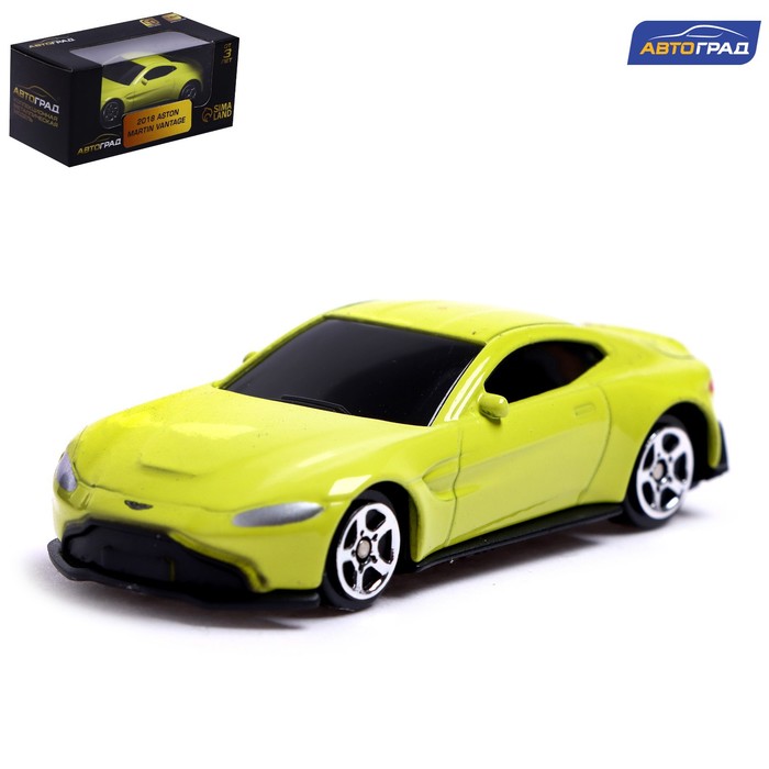 

Машина металлическая ASTON MARTIN VANTAGE, 1:64, цвет зеленый