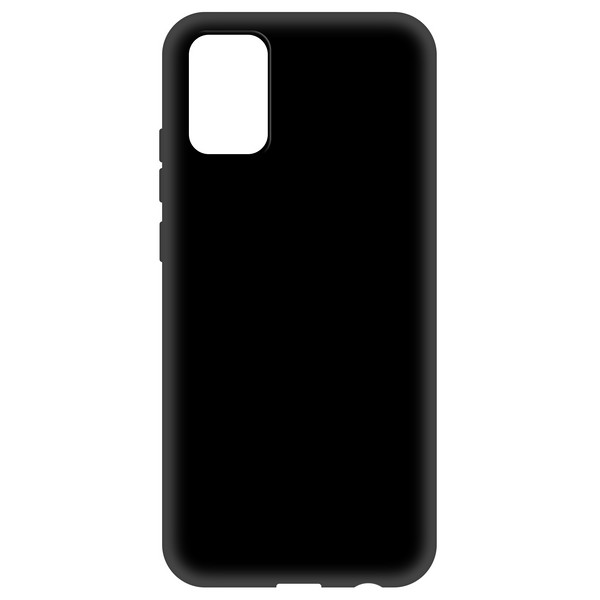 фото Чехол-накладка krutoff soft case для samsung galaxy a02s (a025) черный