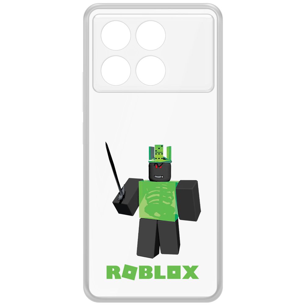 

Чехол-накладка Krutoff Clear Case Roblox-1x1x1x1x1 для Xiaomi Poco X6 Pro, Прозрачный