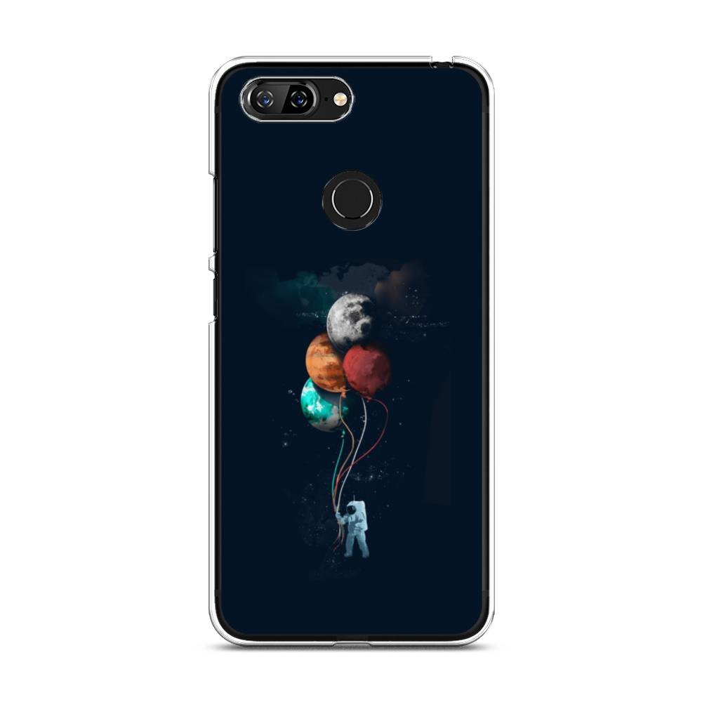 

Чехол для Lenovo S5 "Космонавт с шариками", Разноцветный, 112550-4