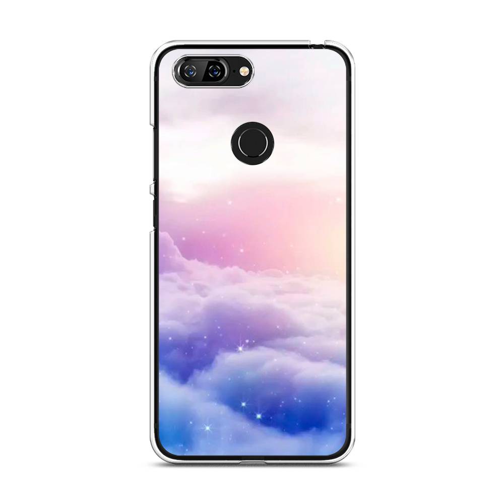 

Чехол для Lenovo S5 "Небеса", Голубой;белый;розовый, 112550-2