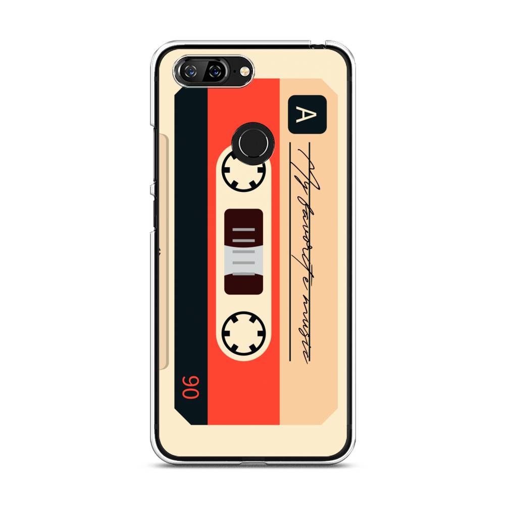 

Чехол для Lenovo S5 "Бежевая кассета", Черный;красный;бежевый, 112550-6