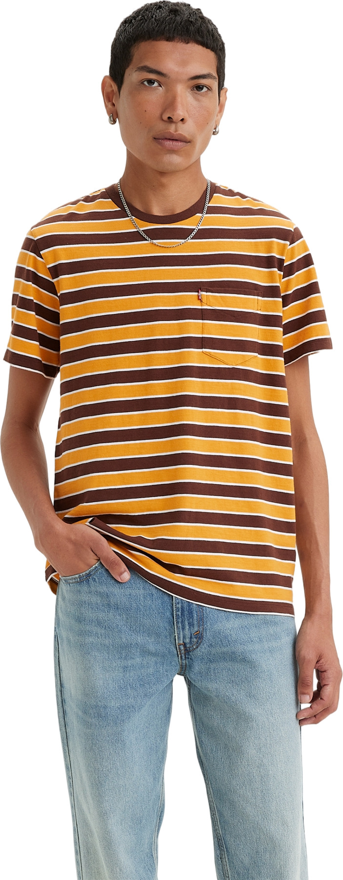 

Футболка мужская Levi's 19342-0277 оранжевая S, Оранжевый, 19342-0277