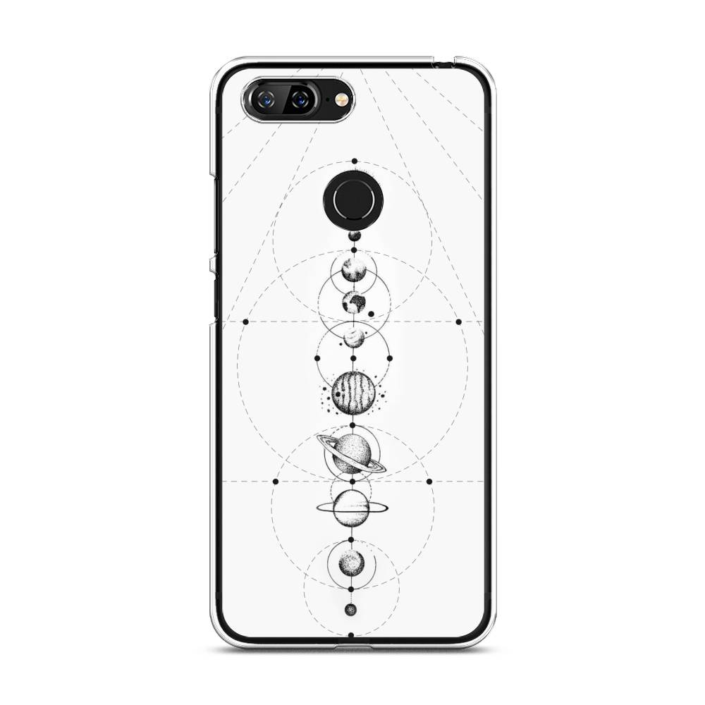 

Чехол для Lenovo S5 "Парад планет", Серый, 112550-2