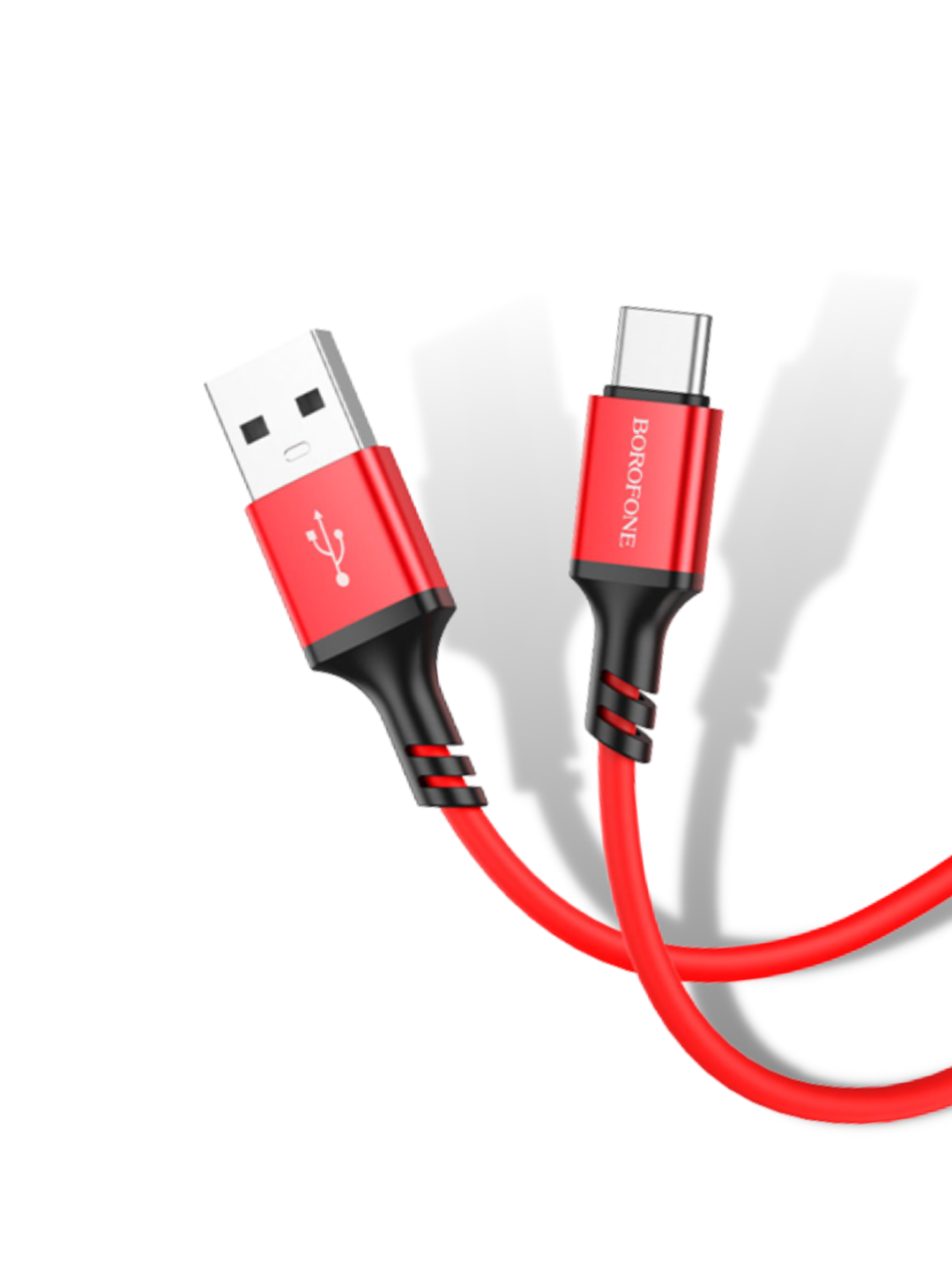 

Кабель lightning/micro - usb Borofone BX83 1 м красный, BX83
