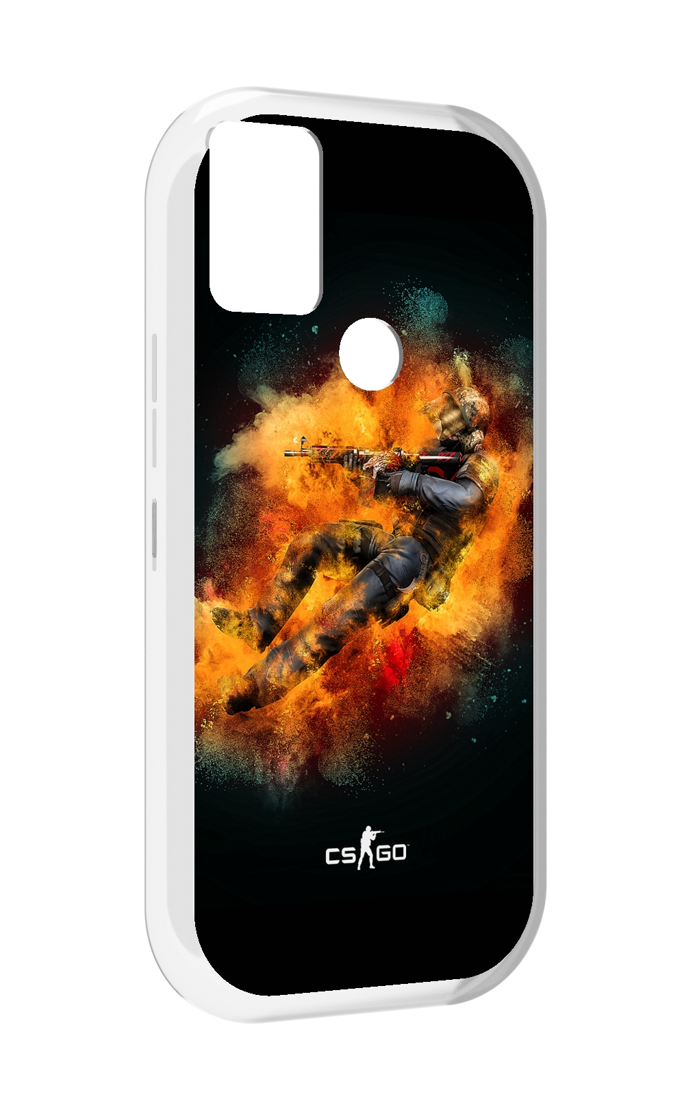 

Чехол MyPads CS-go-Контр-террорист мужской для UMIDIGI A9, Прозрачный, Tocco