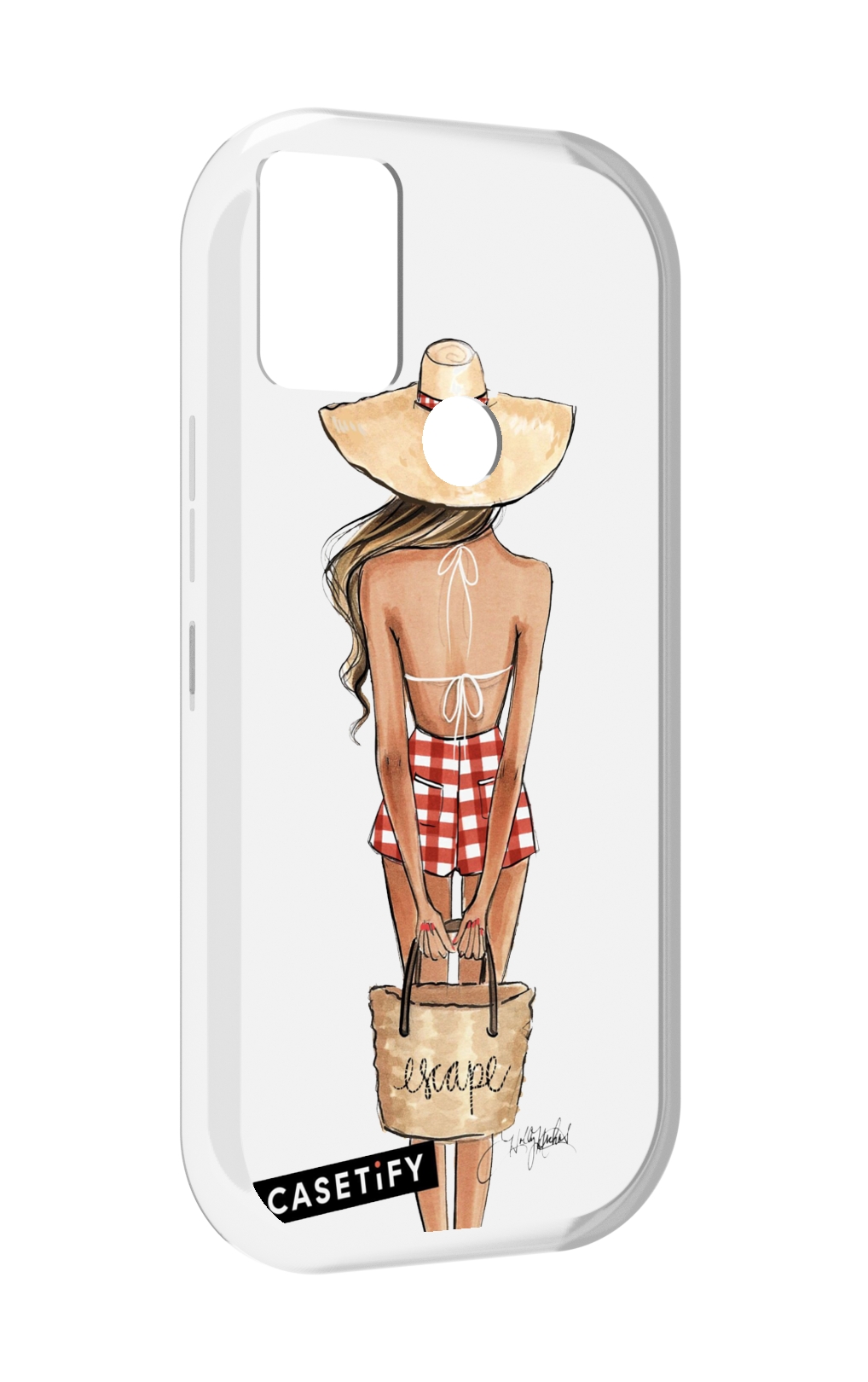 

Чехол MyPads CASETiFY женский для UMIDIGI A9, Прозрачный, Tocco