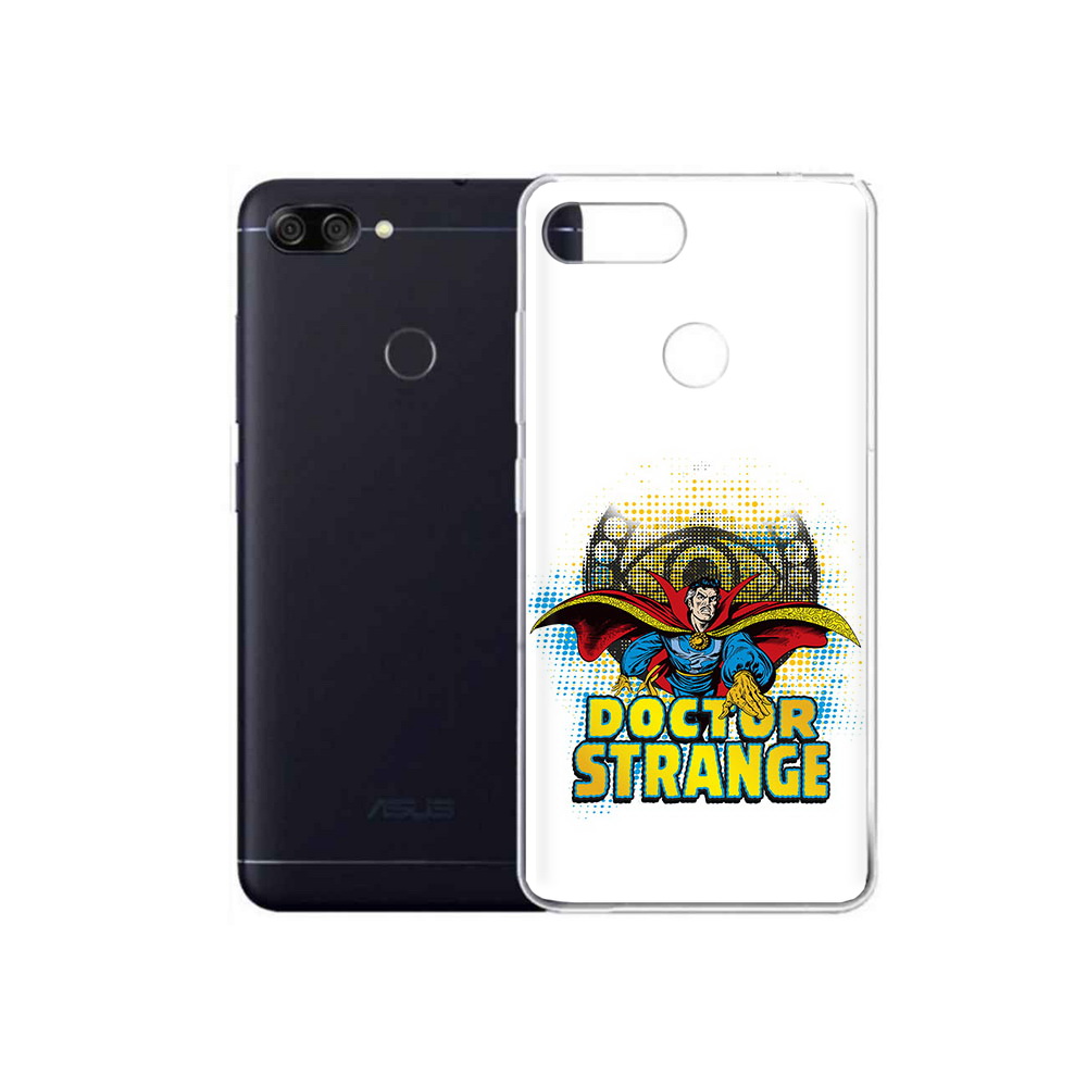 

Чехол MyPads Tocco для Asus ZenFone Max Plus M1 (ZB570TL) доктор стренж рисунок, Прозрачный, Tocco