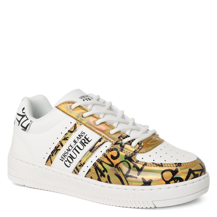 

Кеды женские Versace Jeans Couture 75VA3SJ7 белые 37 EU, Белый, 75VA3SJ7