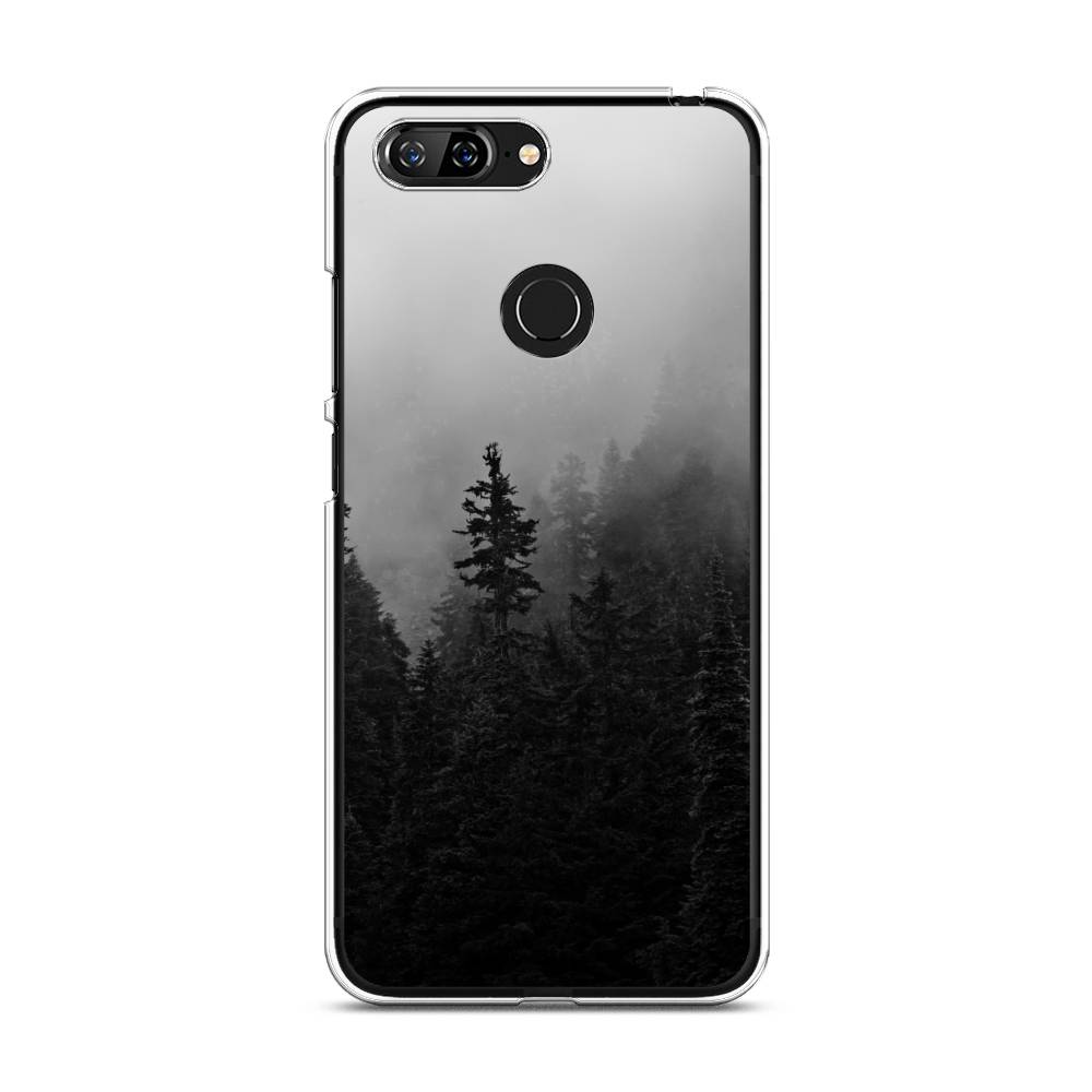 

Чехол для Lenovo S5 "Туманный лес", Серый;черный, 112550-2