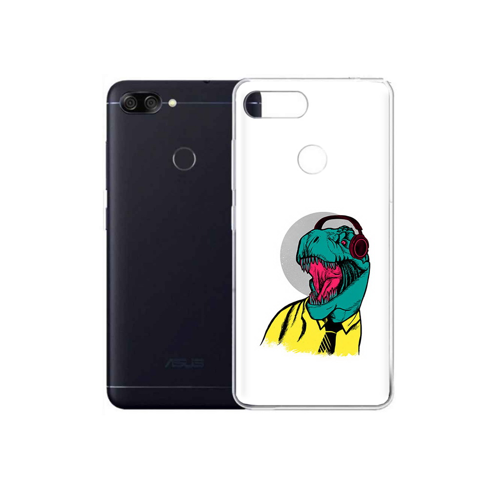 Чехол MyPads Tocco для Asus ZenFone Max Plus M1 (ZB570TL) дино