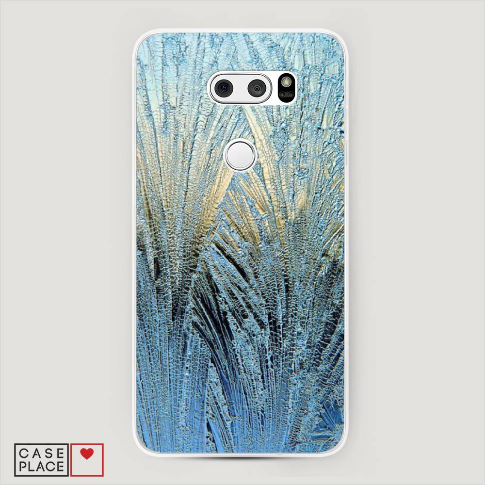 

Чехол Awog на LG V35 ThinQ "Лёд", Голубой, 83650-4