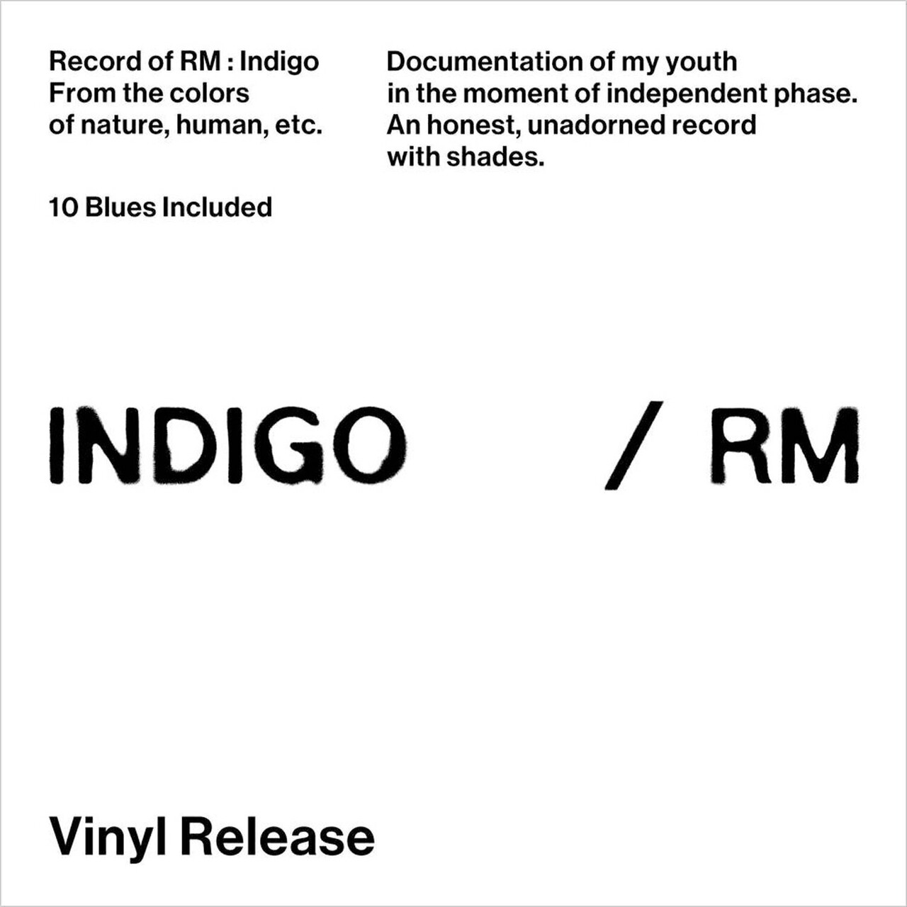 

RM (BTS) Indigo (Splatter) (LP)