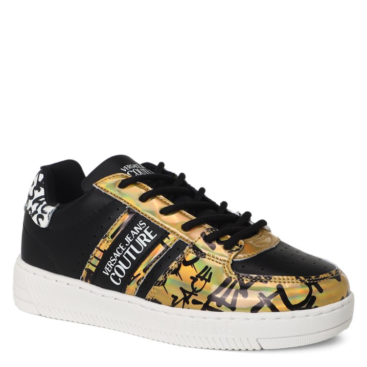 

Кеды женские Versace Jeans Couture 75VA3SJ7 черные 38 EU, Черный, 75VA3SJ7