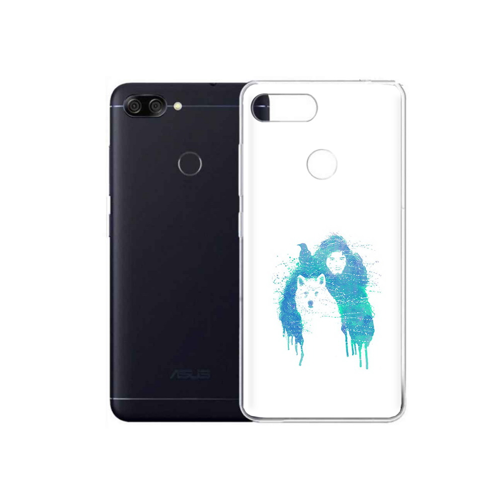 

Чехол MyPads Tocco для Asus ZenFone Max Plus M1 (ZB570TL) джон сноу, Прозрачный, Tocco