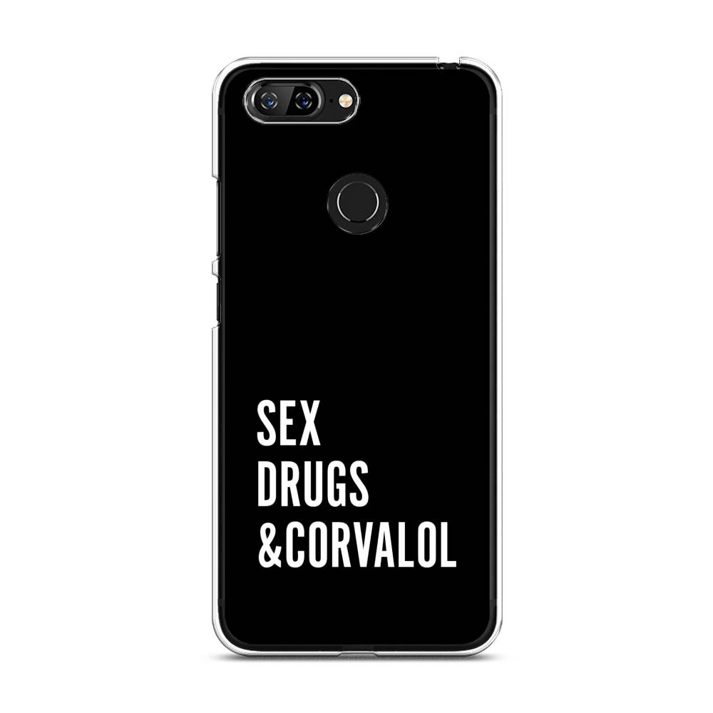 

Чехол для Lenovo S5 "Corvalol", Черный;серый;белый, 112550-6