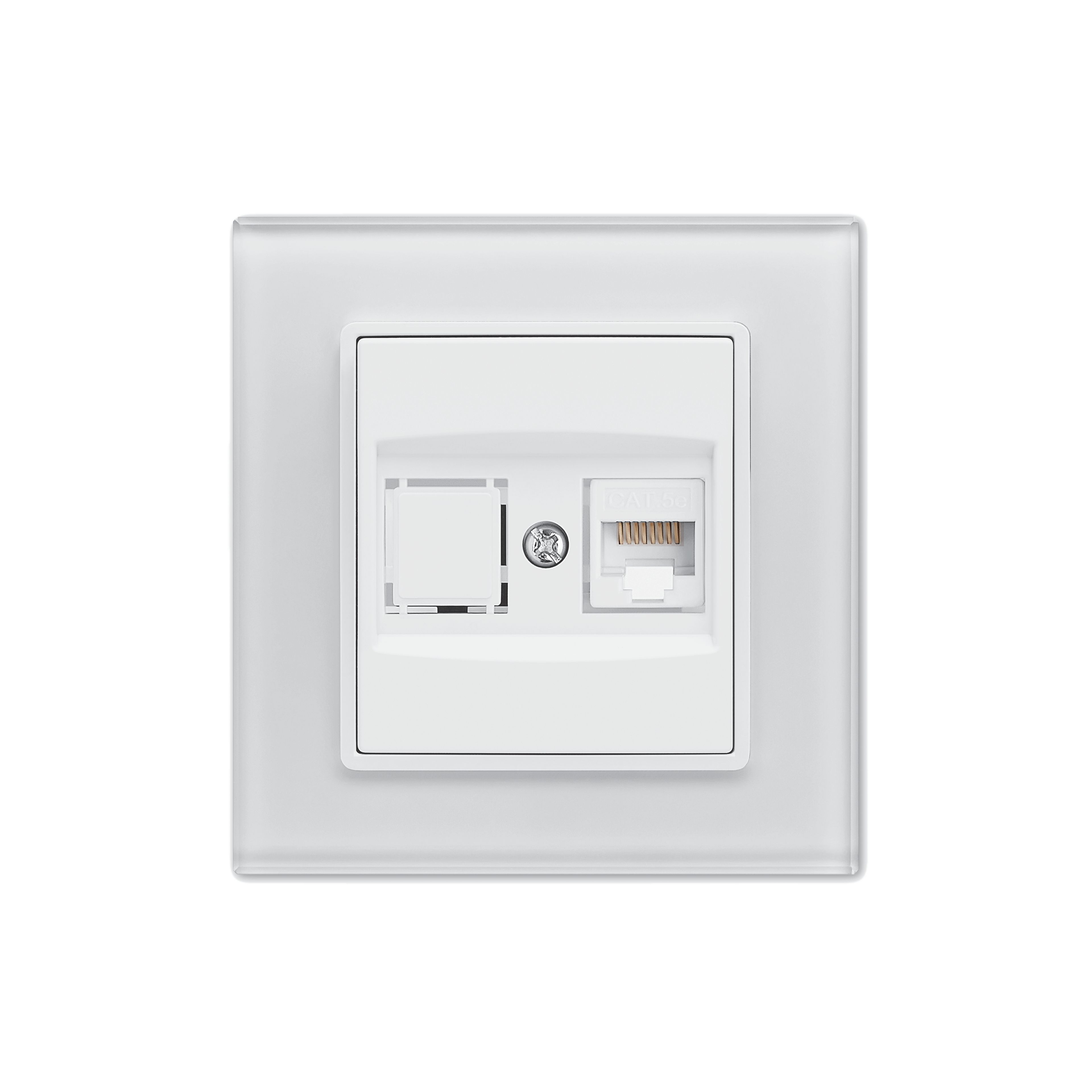 

Розетка Vesta-Electric Exclusive White для сетевого кабеля LAN