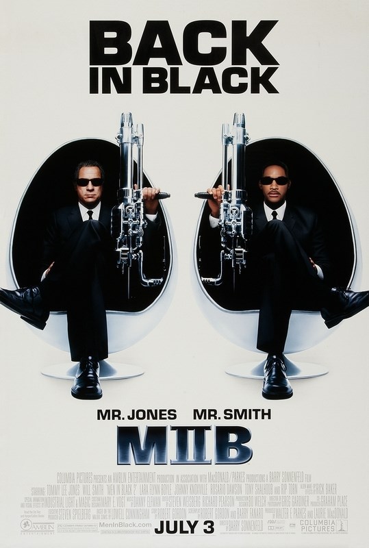 Постер к фильму Люди в черном 2 (Men in Black II) Оригинальный 68,6x101,6 см