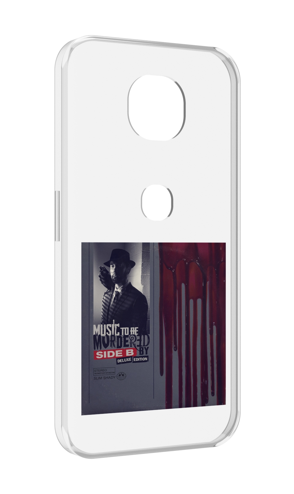 

Чехол MyPads Eminem MUSIC TO BE MURDERED BY для Motorola Moto G5S (XT1799-2), Прозрачный, Tocco
