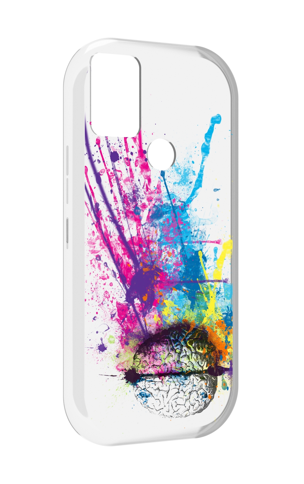 

Чехол MyPads яркий красочный мозг для UMIDIGI A9, Прозрачный, Tocco