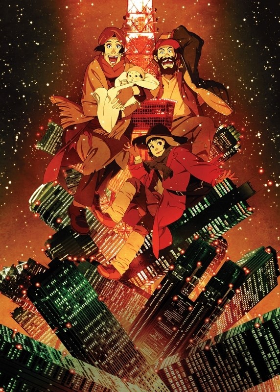 

Постер к аниме "Однажды в Токио" (Tokyo Godfathers) Оригинальный 68,6x96,5 см