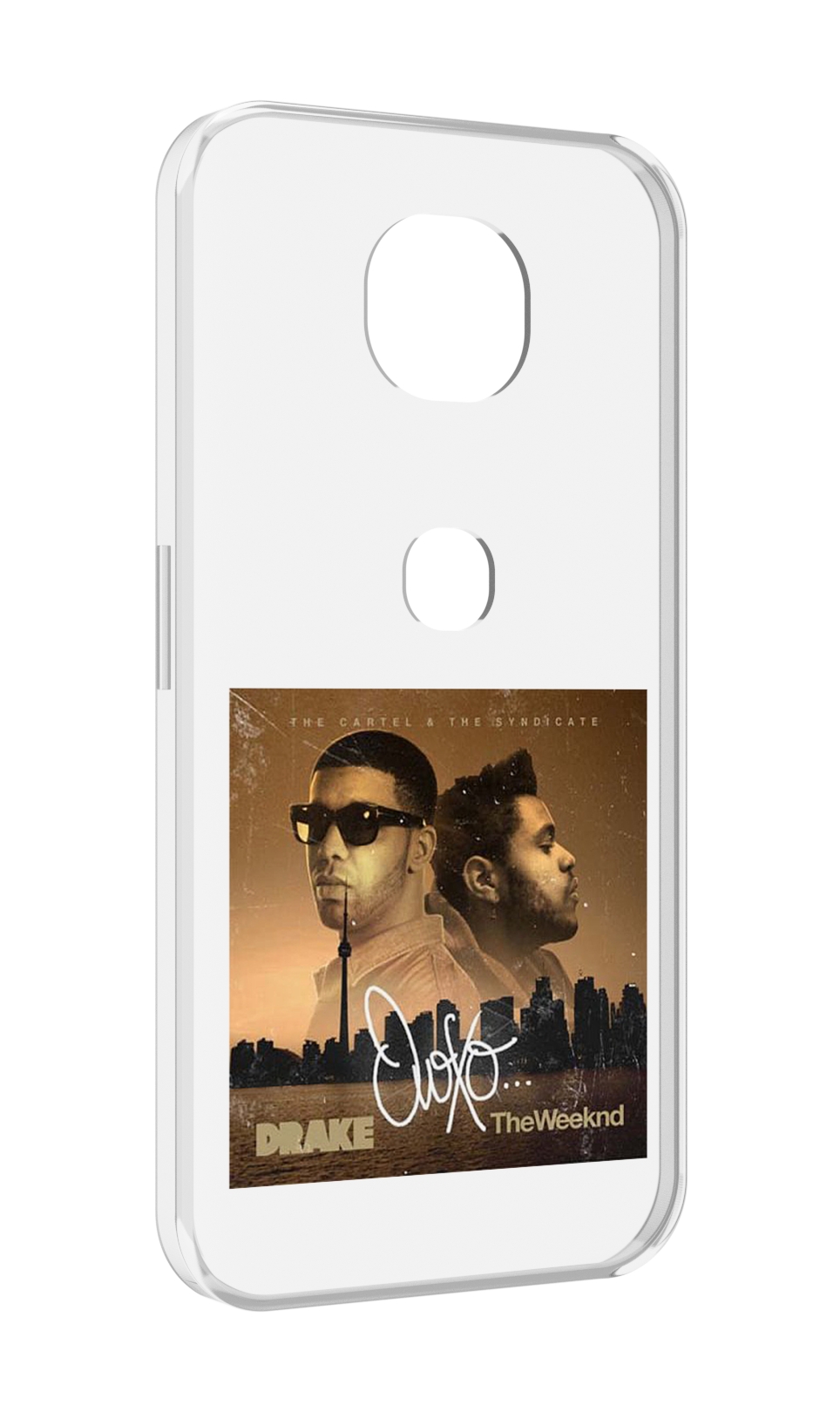 

Чехол MyPads Drake & The Weeknd - OVOXO для Motorola Moto G5S (XT1799-2), Прозрачный, Tocco