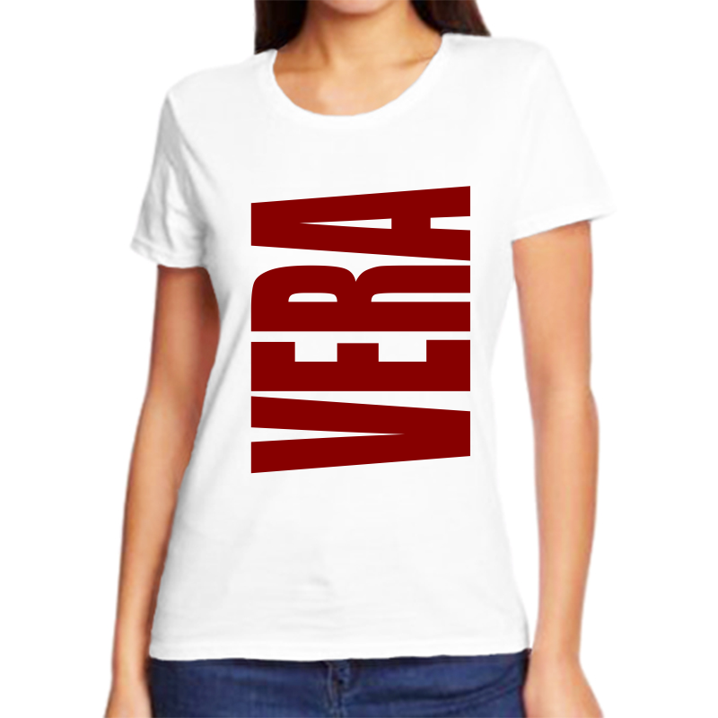 

Футболка женская белая 48 р-р вера, Белый, fzh_Vera