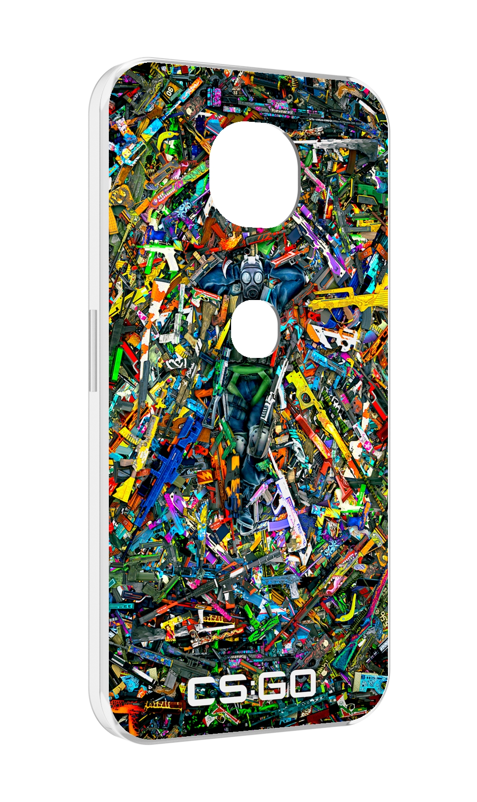 

Чехол MyPads CS GO guns skins мужской для Motorola Moto G5S (XT1799-2), Прозрачный, Tocco
