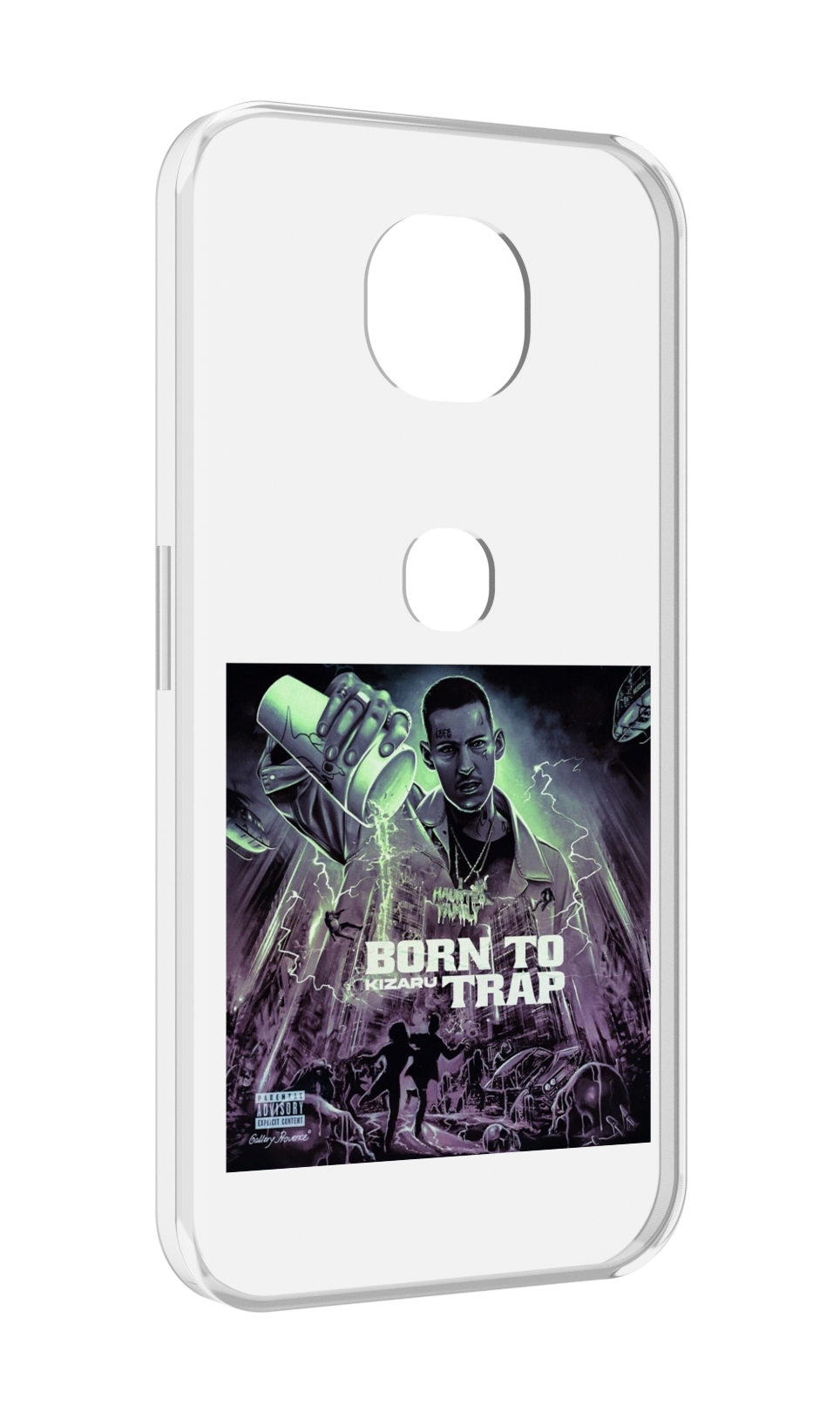 

Чехол MyPads Born to Trap Kizaru для Motorola Moto G5S (XT1799-2), Прозрачный, Tocco