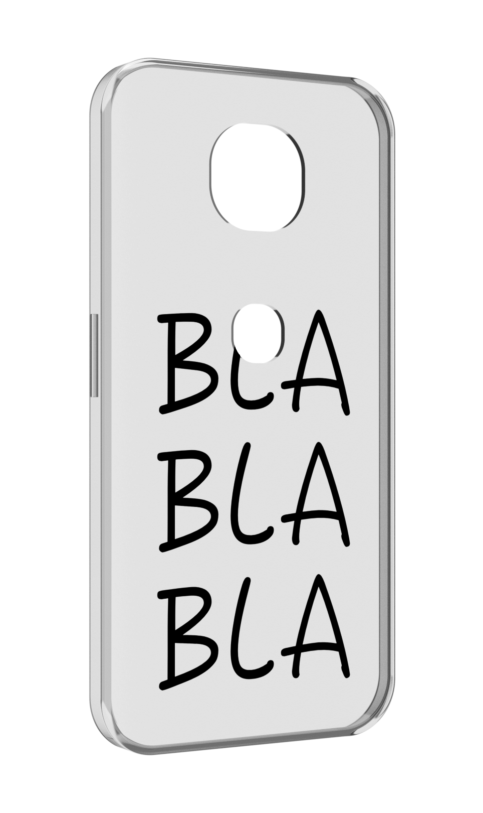 

Чехол MyPads Bla-Bla для Motorola Moto G5S (XT1799-2), Прозрачный, Tocco