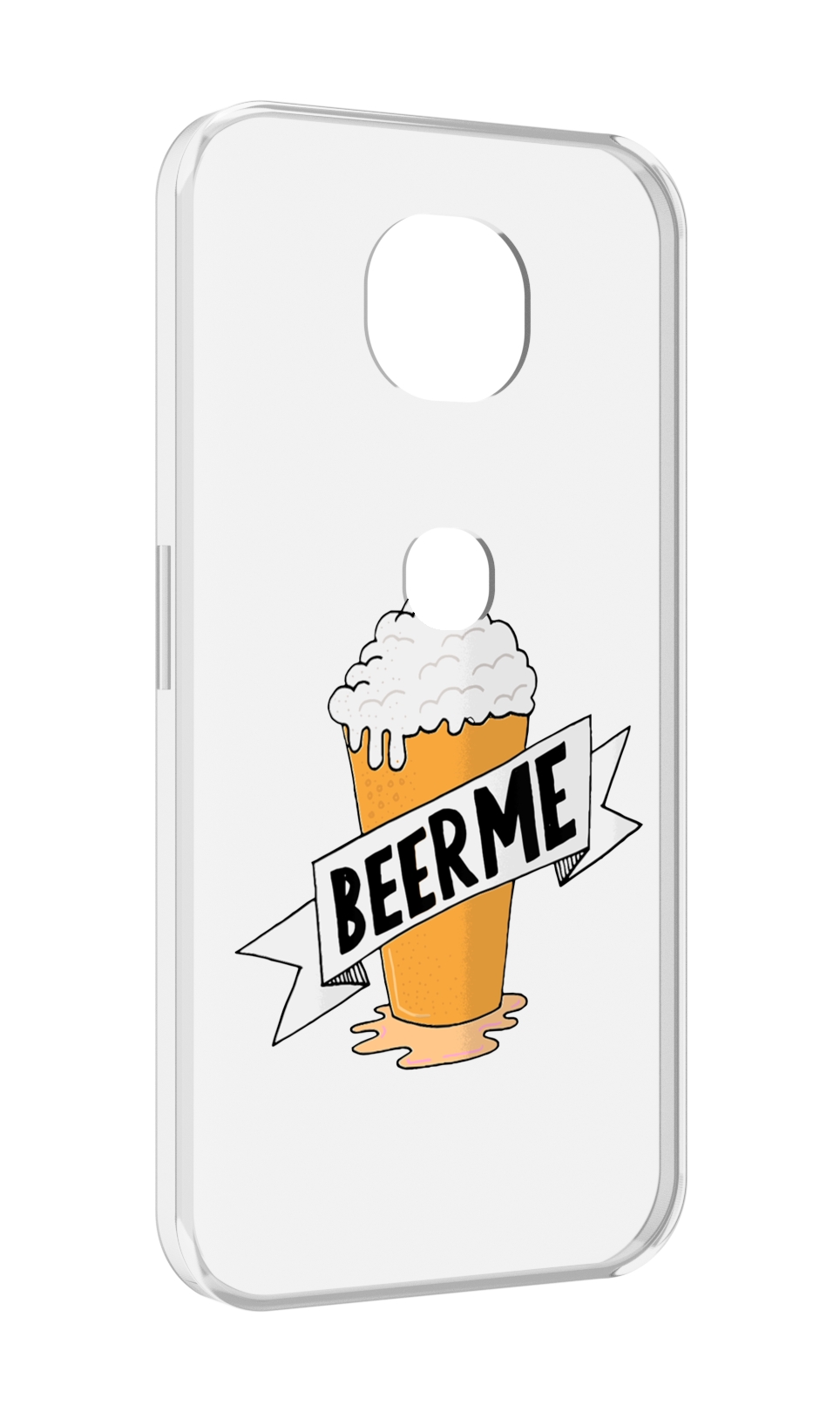 

Чехол MyPads Beer-me для Motorola Moto G5S (XT1799-2), Прозрачный, Tocco