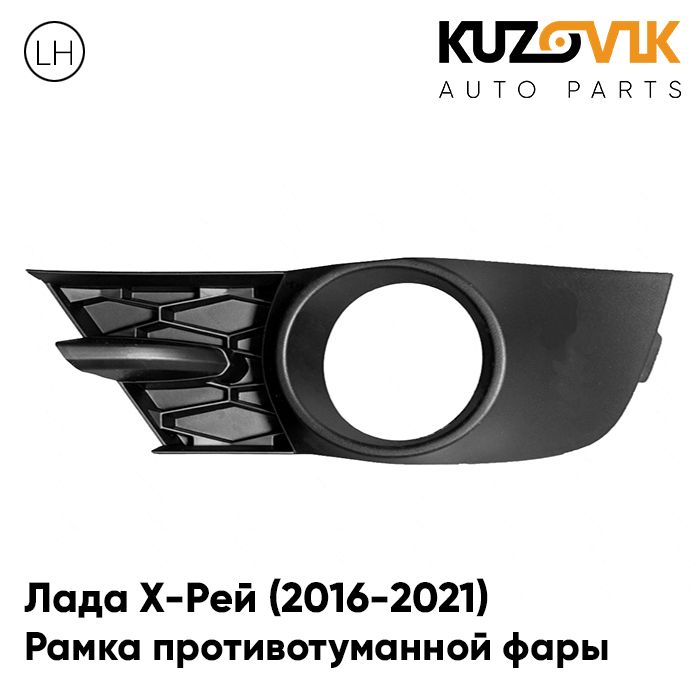 Рамка противотуманной фары KUZOVIK левая Лада Х-Рей (2016-2021) решётка KZVK3210018361