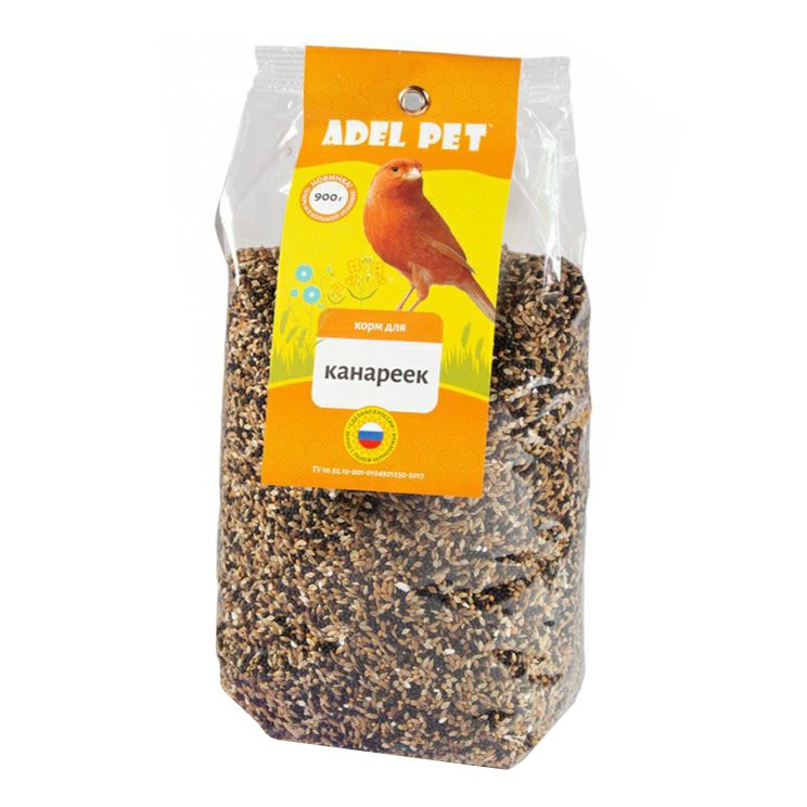 

Корм для канареек Adel Pet зерновая смесь 900 г