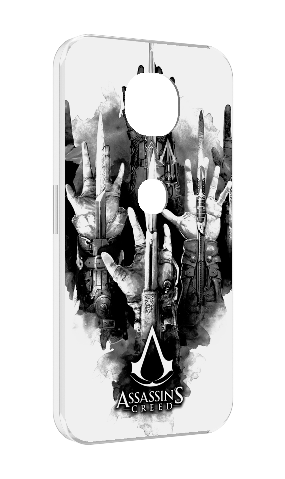 

Чехол MyPads Assassin's Creed скрытый клинок для Motorola Moto G5S (XT1799-2), Прозрачный, Tocco