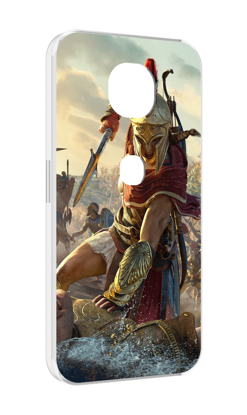 

Чехол MyPads Assassin's Creed Odyssey Kassandra мужской для Motorola Moto G5S (XT1799-2), Прозрачный, Tocco